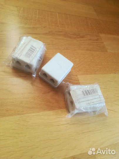 Розетка телефонная двухпортовая