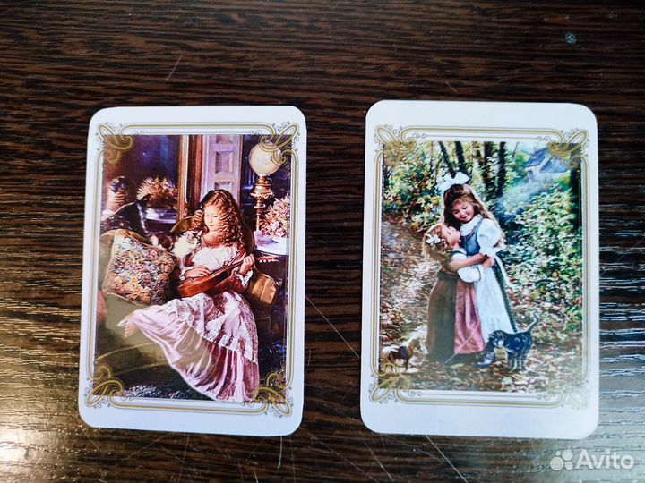 Ретро-календарики. Сандра Кук. Дети. Лотом 14 шт