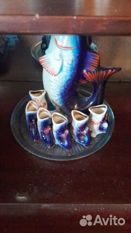 Фарфоровые статуэтуи рыбы и другие