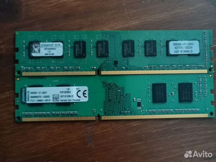 Оперативная память ddr3 2gb 5штук