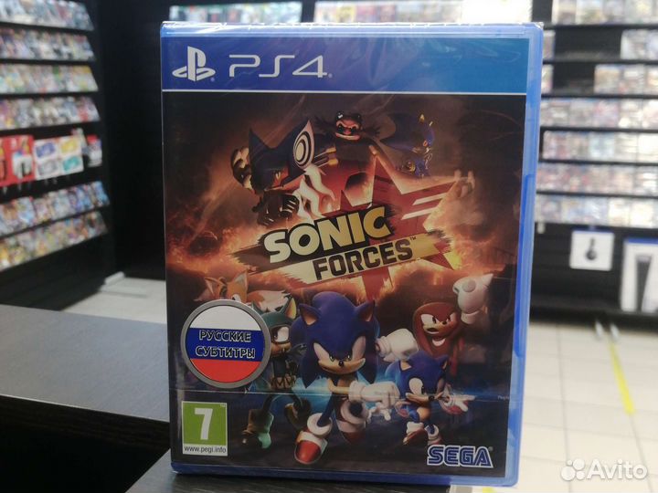 Sonic Forces PS4, русские субтитры