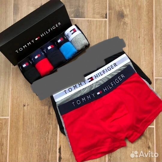 Трусы мужские боксеры в подарочной коробке 5шт