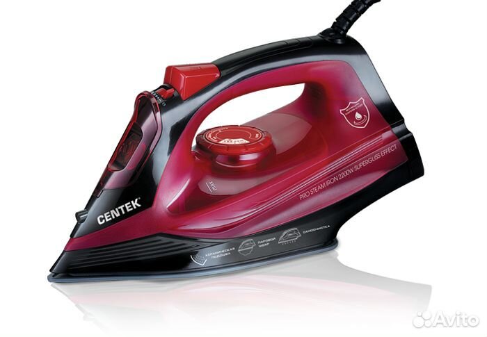 Утюг Centek CT-2351 Red (красный) 2200Вт