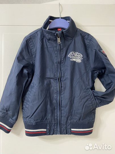 Ветровка бомбер на мальчика рост 116