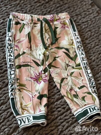 Штанишки для девочки dolce & gabbana 9-12 мес