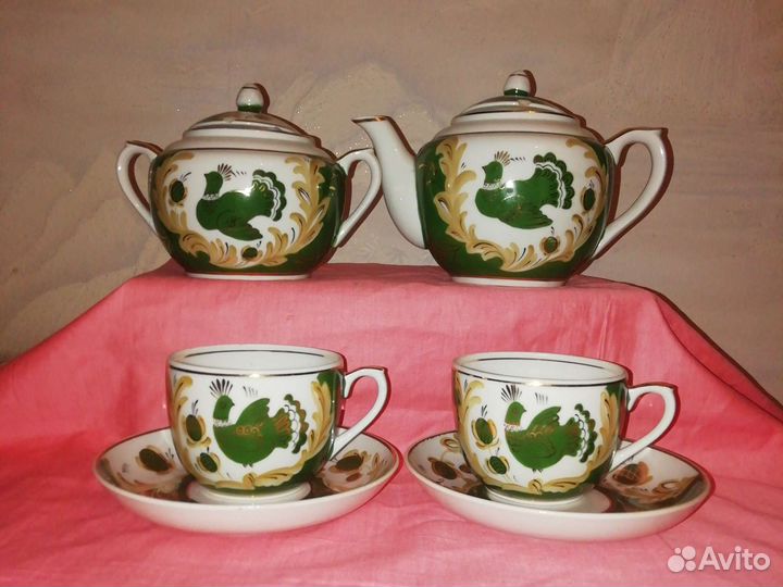 Чайный сервиз жар птица и другое