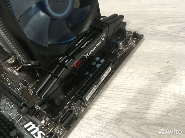 Комплект AMD Ryzen 5 2600/G.Skill 16 GB/MSI/Cooler