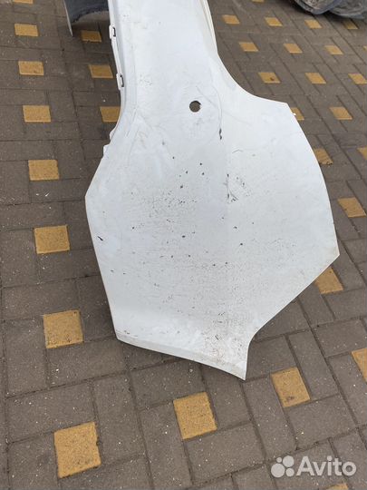 Задний бампер Киа рио 2013г седан