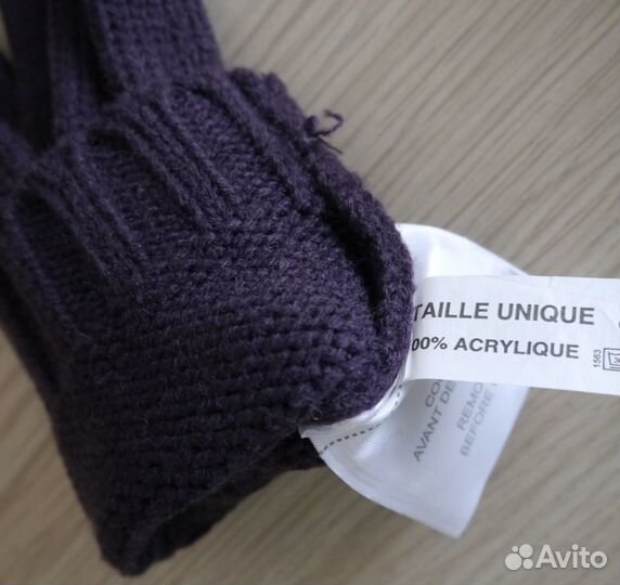 Перчатки женские новые трикотажные теплые 7-7,5