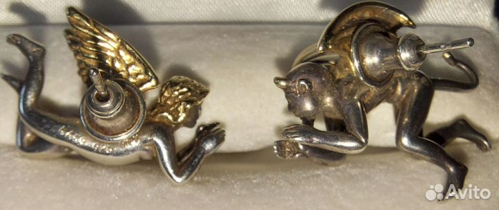 Серьги серебро Sergio Bustamante