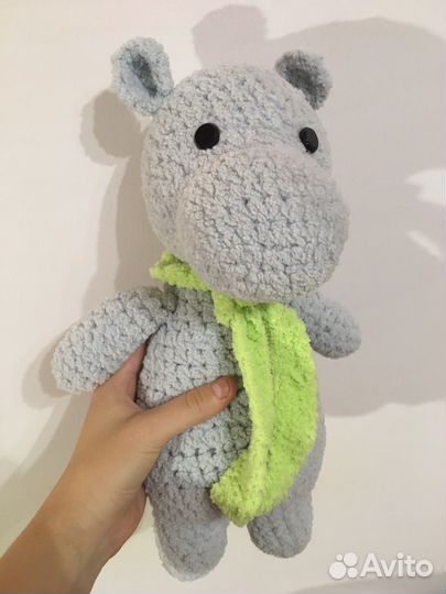 Мягкая игрушка бегемот