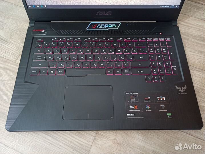 Гигант Asus TUF. Ryzen 3550H\16GB\756GB\GTX\120Hz