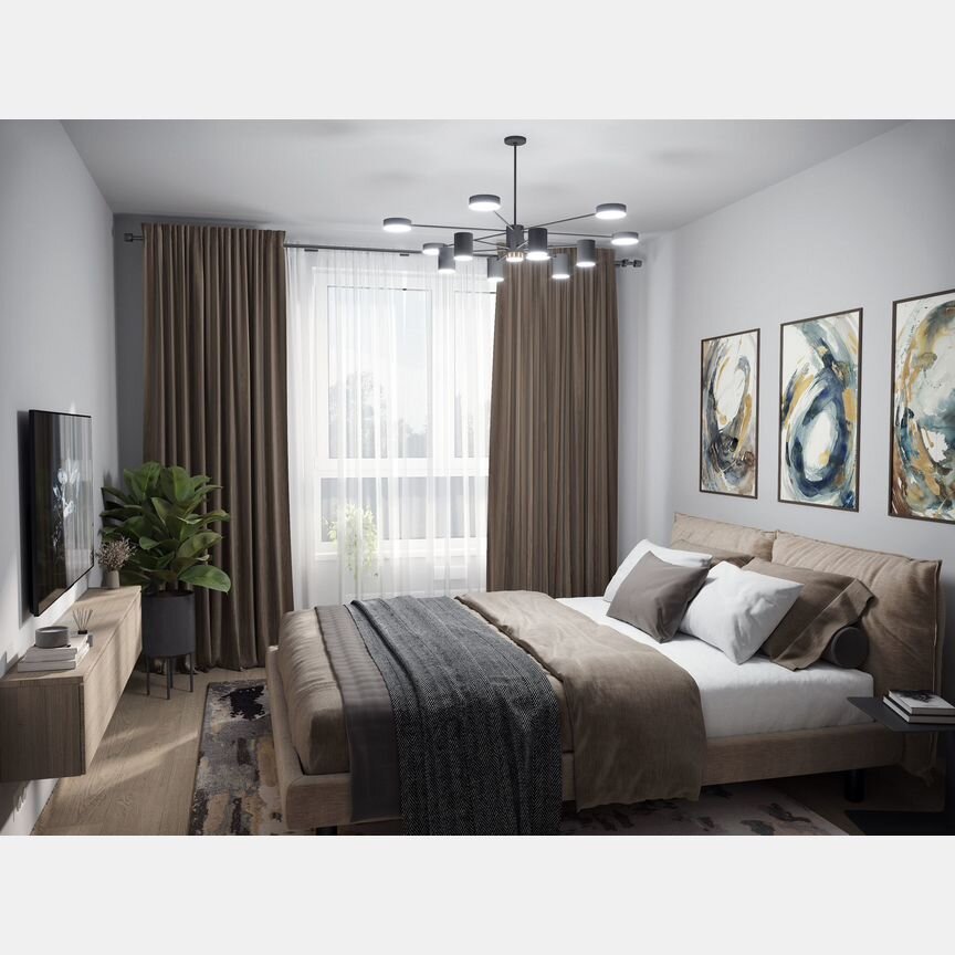 2-к. квартира, 55,7 м², 7/12 эт.