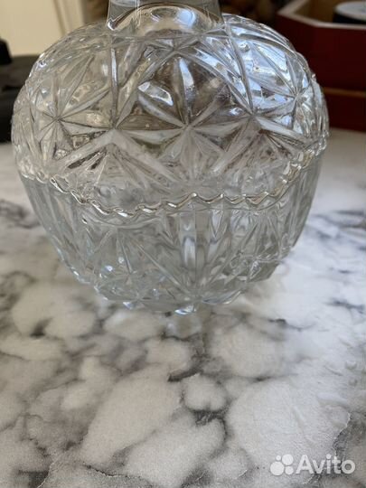 Сахарница стекло