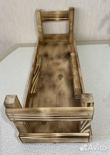 Посуда. Поднос из дерева