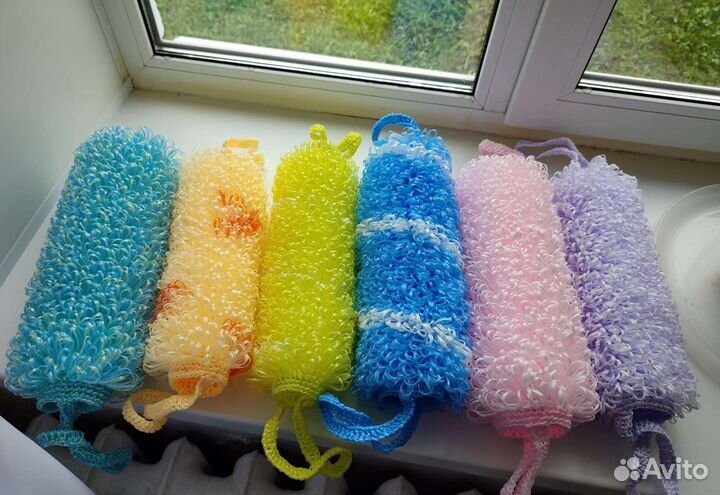 Мочалки для бани и сауны