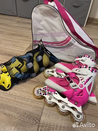 Роликовые коньки детские раздвижные
