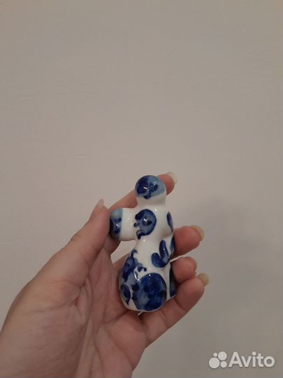 Мышонок статуэтка гжель
