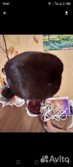 Шапка норковая женская