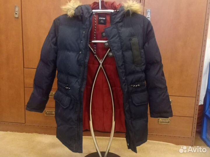 Куртка-пуховик для мальчика зимняя, рост 158