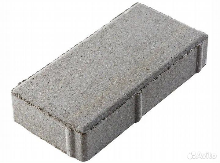 Тротуарная плитка серая 200х100х50 мм
