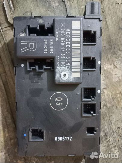 Блок комфорта дверей мерседес 203