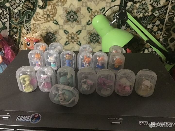 Игрушки Чупа Чупс зайки Пиглет, Кошечки-собачки