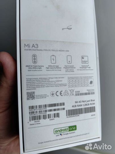 Xiaomi mi a3 на 128