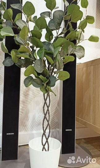 Искусственное дерево плетёное новое