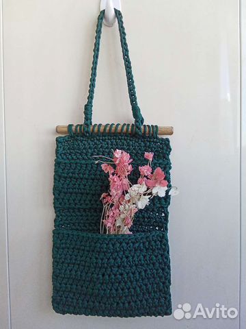 Органайзер для хранения подвесной из шнура