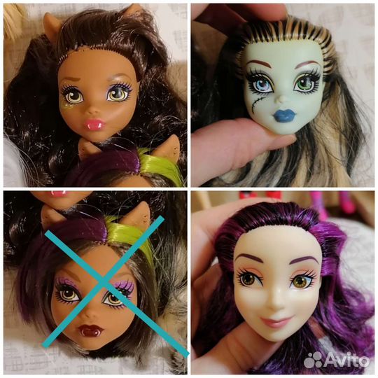 Кукла Monster high, голова Monster high