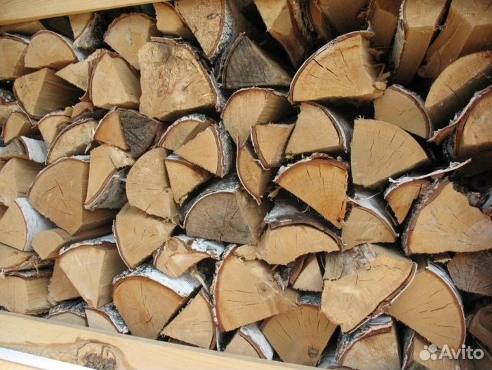 Дрова березовые колотые