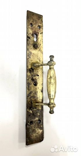 Дверная ручка. Латунь. Тарелка. Подсвечник