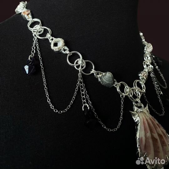 Колье ожерелье handmade y2k gotic альт