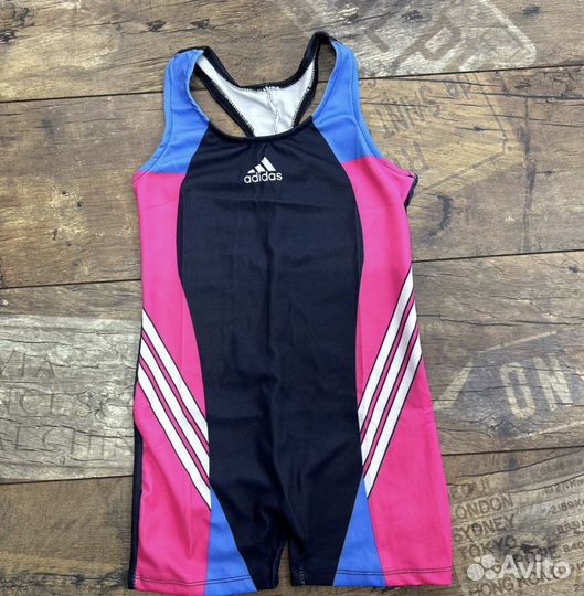 Слитный спортивный купальник для девочек