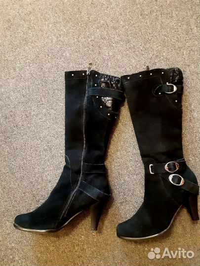 Натуральные зимние сапоги