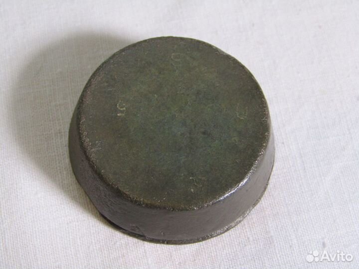 Гиря старинная, гирька для весов 19 век №6841