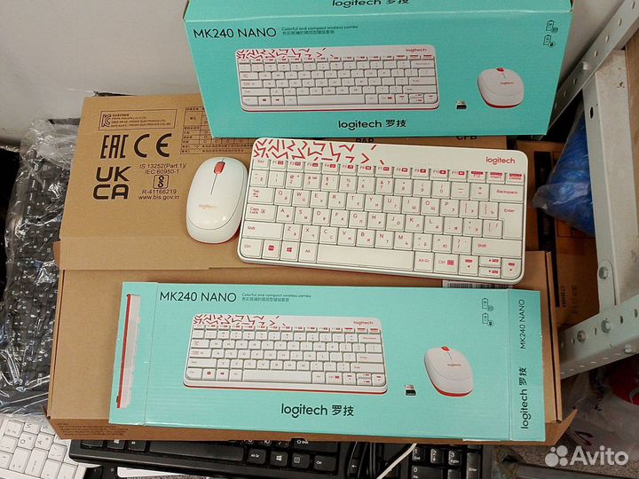 Клавиатуры, мыши, комплекты KB+M, беспроводные, бу