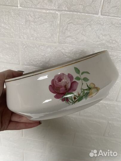 Ваза для фруктов, конфетница СССР дулево