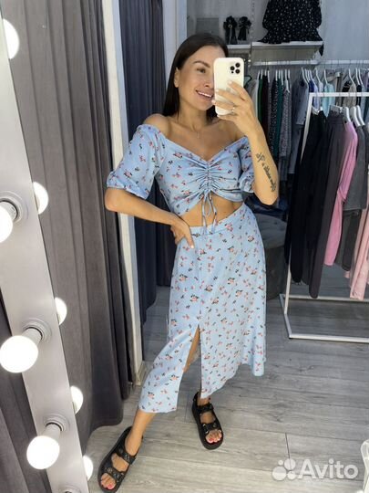 Костюм новый юбка + топ