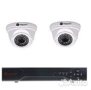 HD комплект видеонаблюдения на 2 камеры