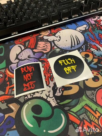 Наклейки на самокат/велик и т.д