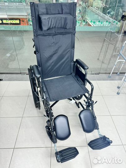 Коляска инвалидная с откидной спинкой 514A