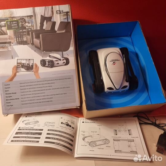 Радиоуправляемый танк I-SPY mini шпион камера нов
