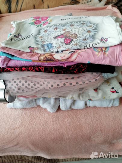 Вещи пакетом для девочки 104-116