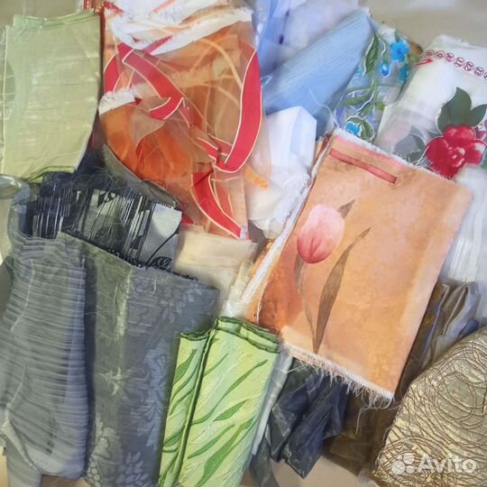 Ткань больше 50 отрезов для рукоделия