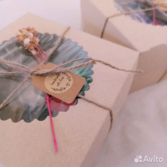 Подарочный бокс, мыло ручной работы,морская соль