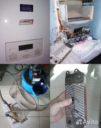 Ремонт и обслуживание электро и газовых котлов
