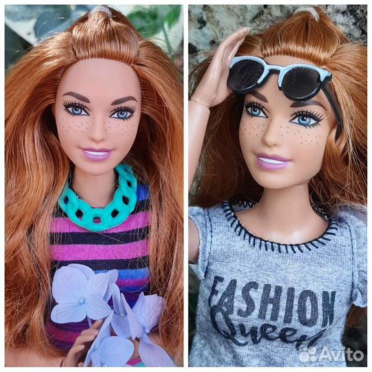 Barbie fashionistas 84 на теле extra +2 наряда