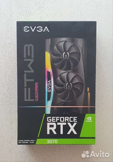 Видеокарта evga GeForce RTX 3070 FTW3